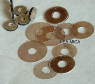 Mica washer, bonded mica